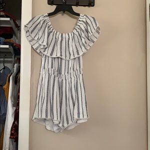 Cute, off the shoulder romper from Lulus